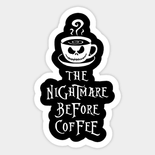 The Nightmare Before Christmas - Funny Coffee Gifts, Tim Burton movie lovers, fan gift idea, Birthday, Christmas, gifts,  Oogie Boogie, Boogeyman, Jack Skellington, Jack and Sally, creepy, horror, funny gifts, Halloween, movies, best, top, popular, gifts, Sticker
